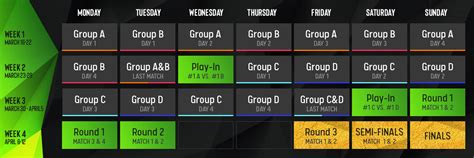 esl csgo schedule